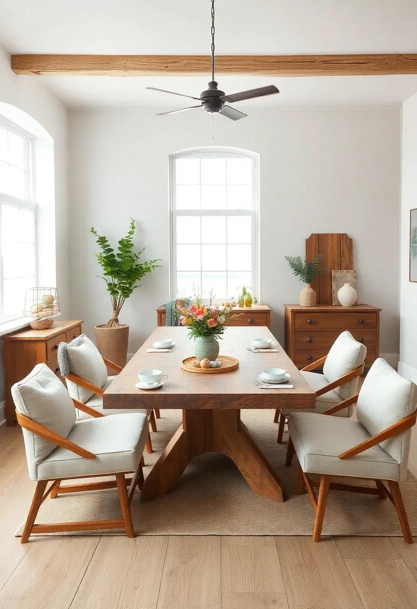Choosing the ​Right Furniture: Emphasizing Natural Textures and‍ shapes