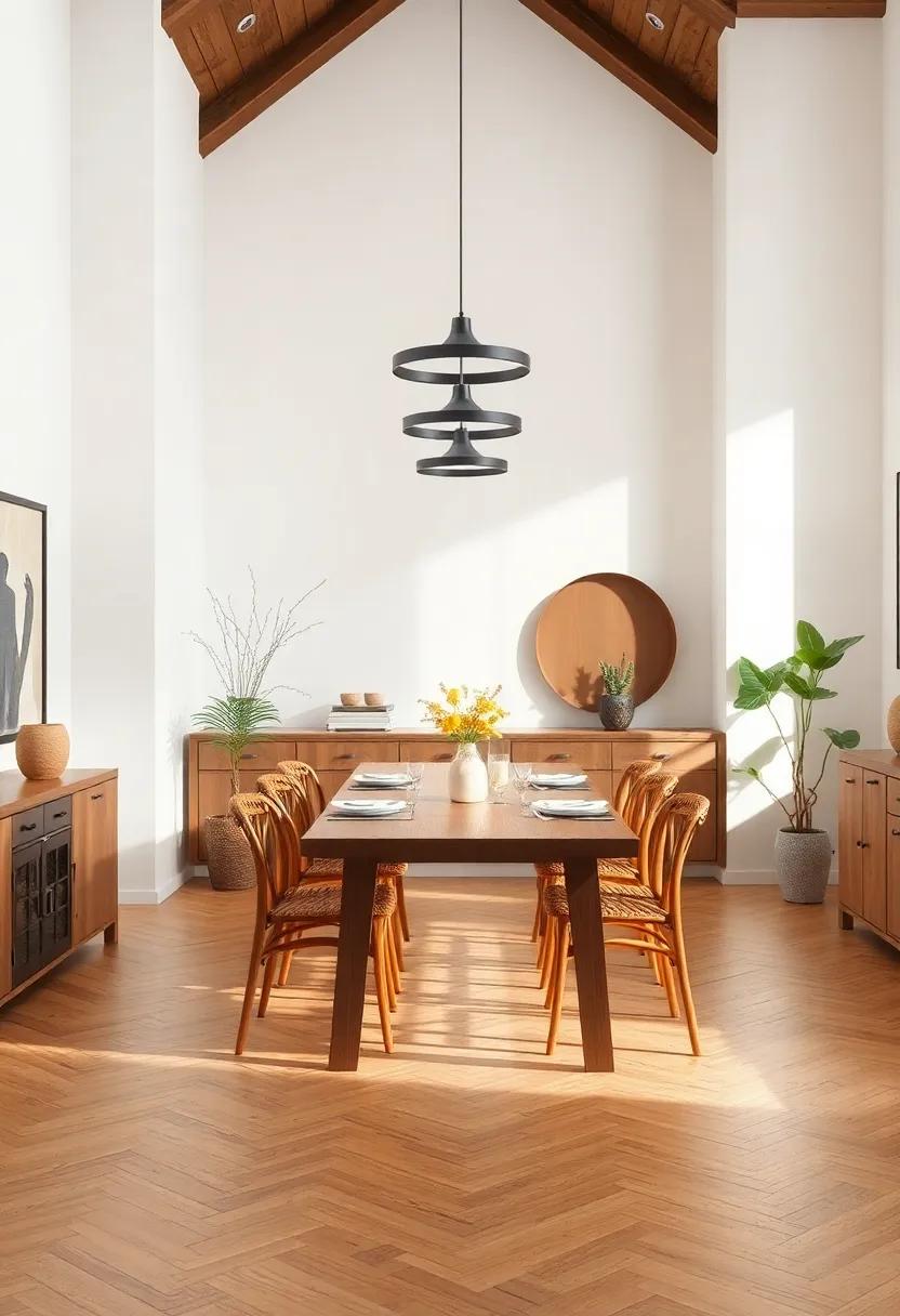 Mixing‍ Modern and Rustic Elements for a Balanced Dining‌ Experience