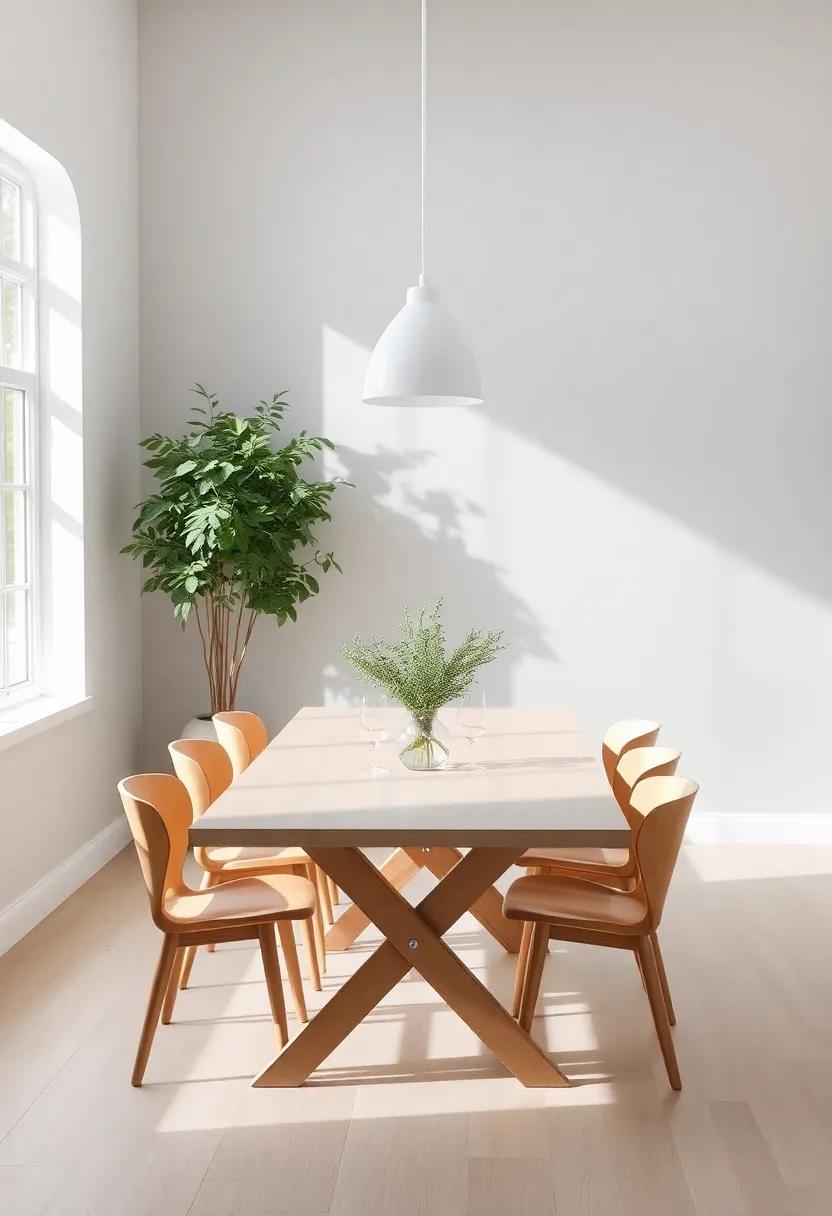 Bringing the Outdoors In: Greenery for a Calming Dining Room vibe
