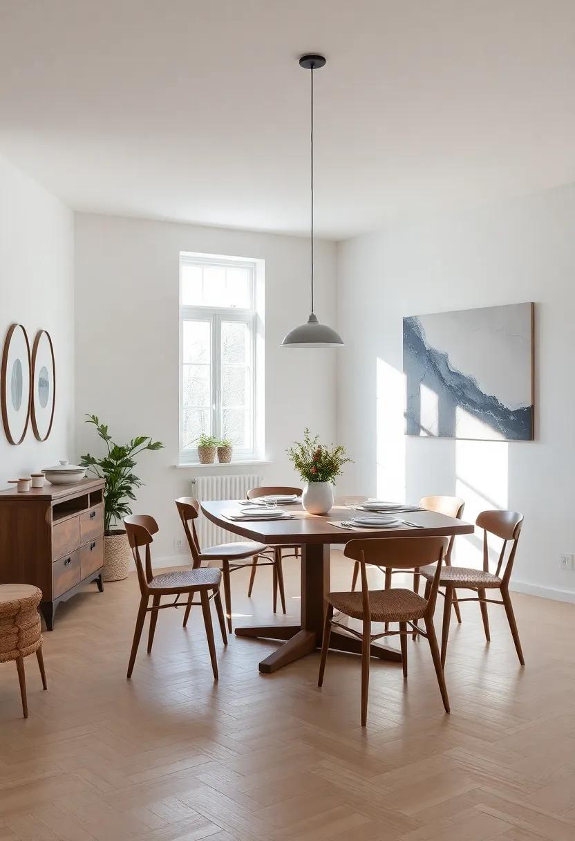 Incorporating Natural Light: The Heart of Scandinavian Dining Spaces