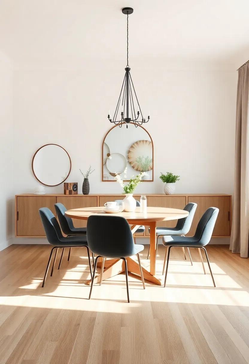 utilizing Mirrors to Enhance Light and Space in Dining Areas