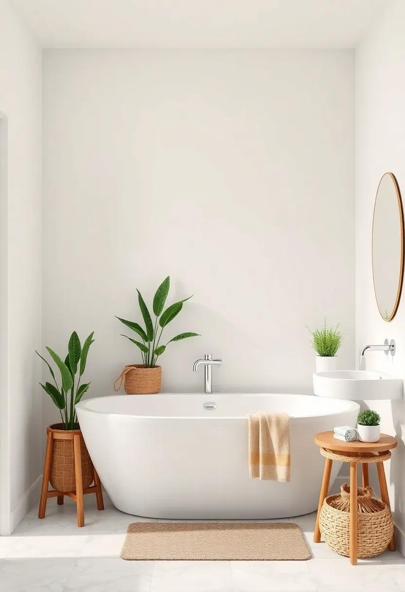 Emphasizing Nature with Plants and Greenery in Your Bathroom Retreat