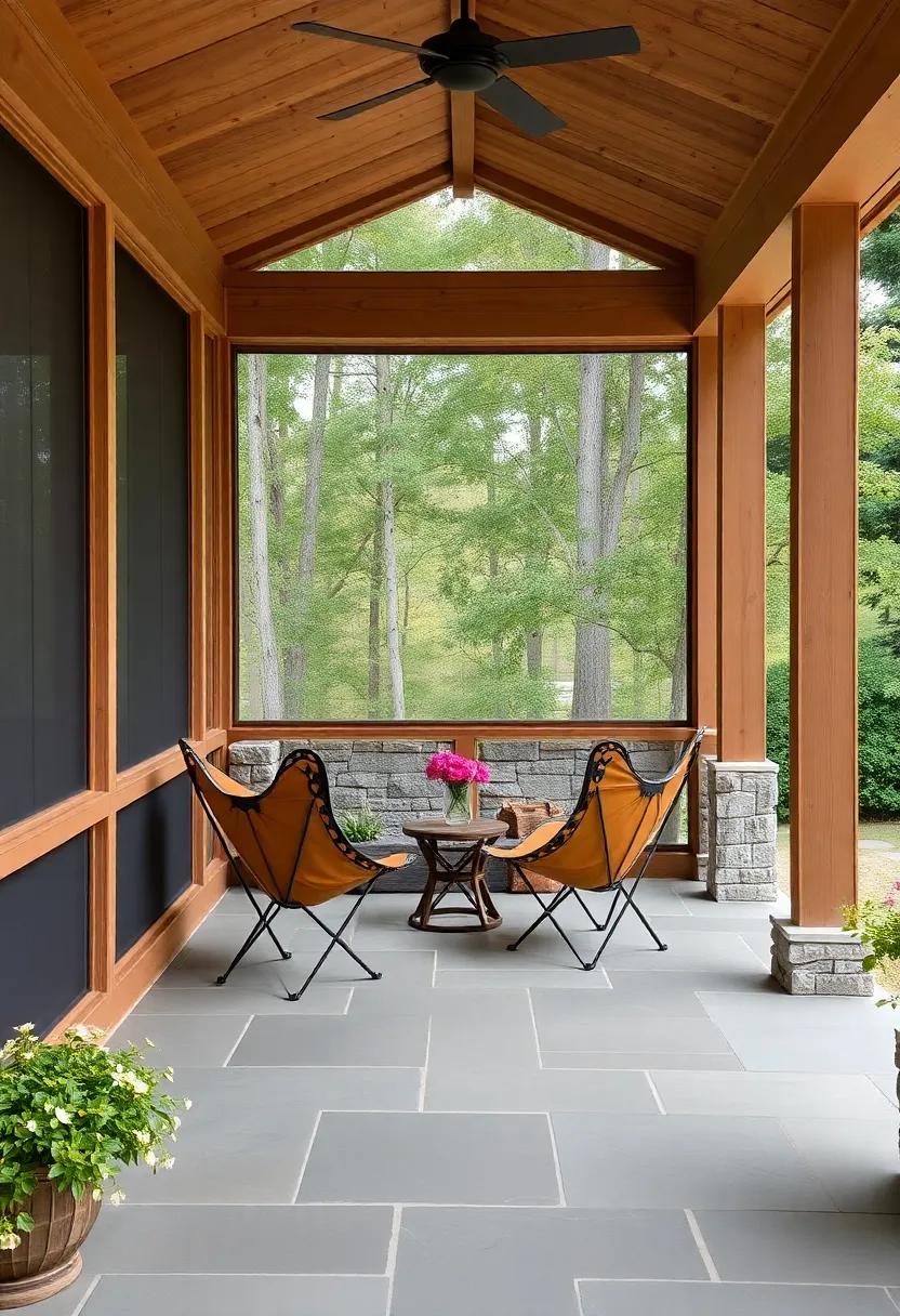 Natural Elements: Incorporating Wood and Stone in Your​ Porch Design