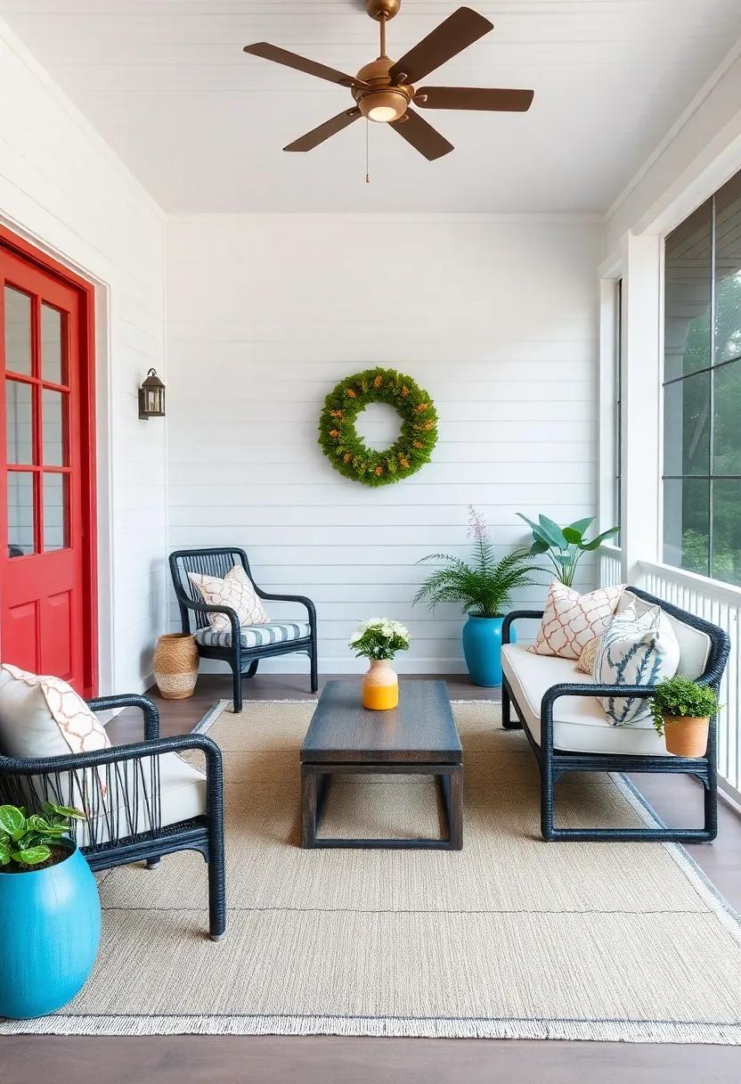 Transformative‍ color Palettes ​for Your Screened Porch with ⁢outdoor Rugs