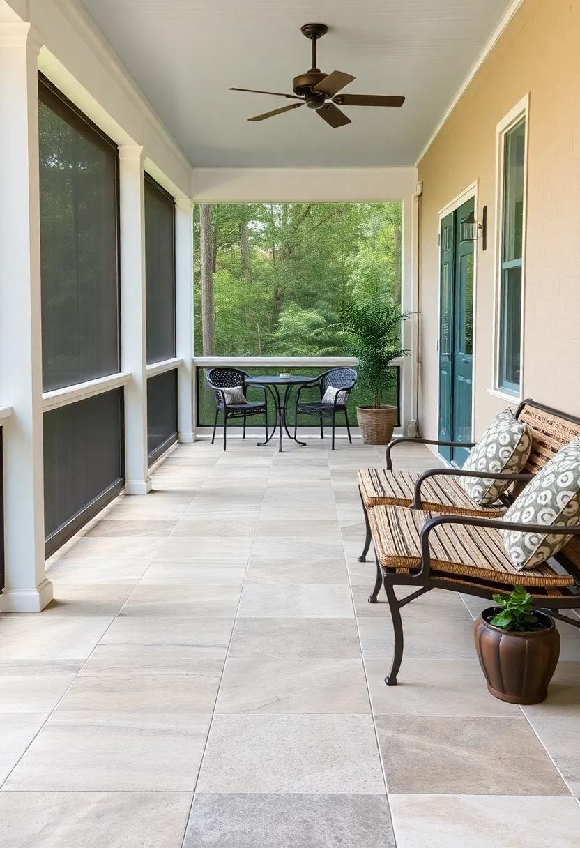 Quarry Tiles - Renowned for their rugged, natural look,⁢ quarry tiles ⁣are slip-resistant and ideal for high-traffic ​areas, offering a‌ charming, rustic aesthetic