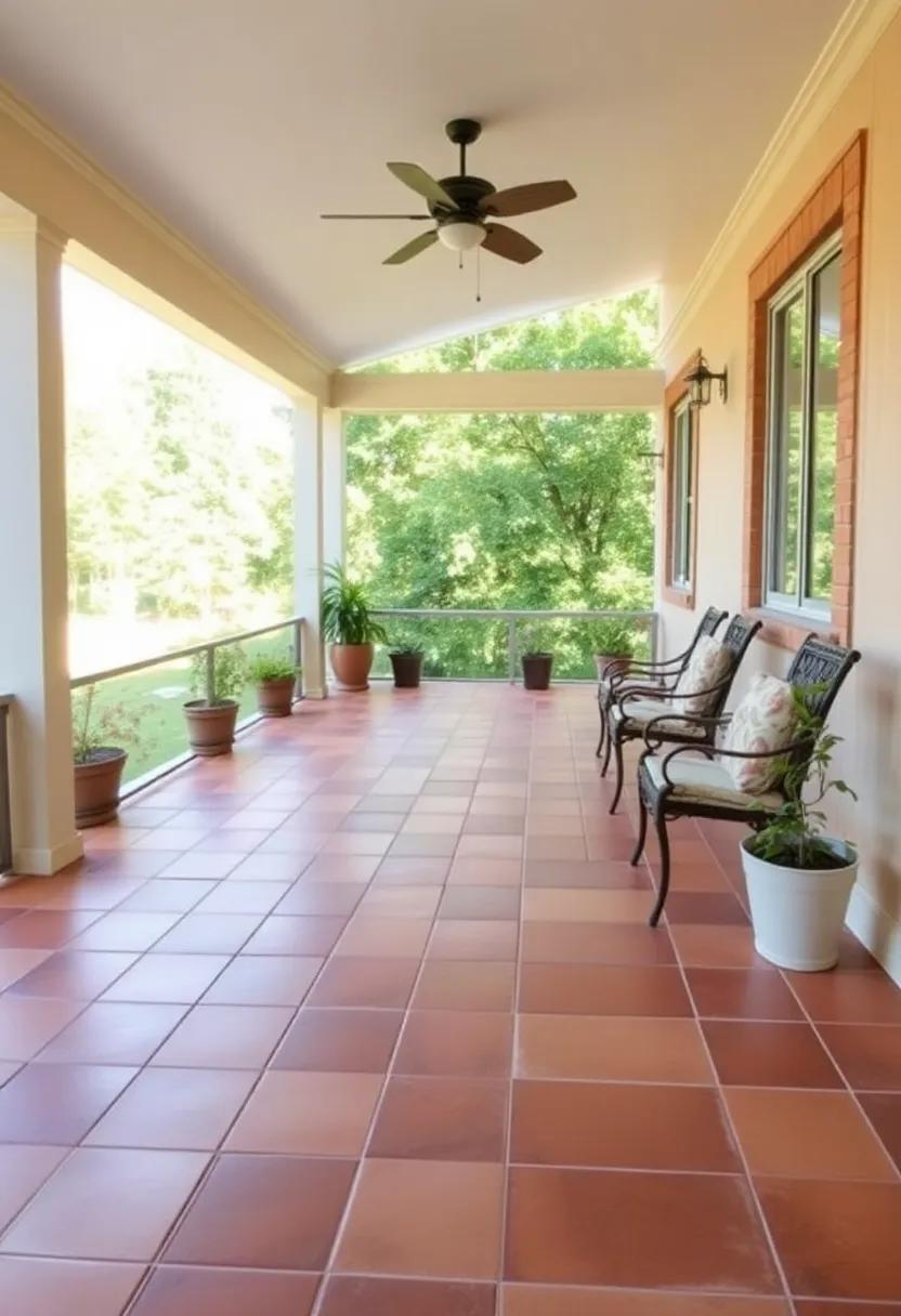 Terracotta Tiles -⁣ With their earthy tones and traditional appeal, terracotta tiles lend ⁢a mediterranean flair ‌to your ‌outdoor⁢ area and are ‌both durable and versatile