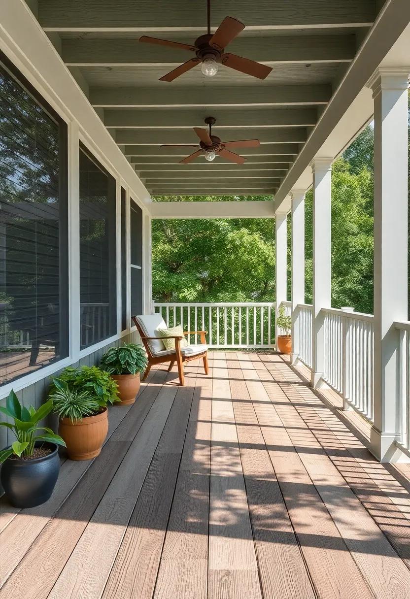 Composite Deck Tiles⁣ - Made from recycled materials,​ composite deck tiles ⁤are not only eco-friendly but also resistant‍ to fading and easy to install, making‍ them a practical outdoor flooring option
