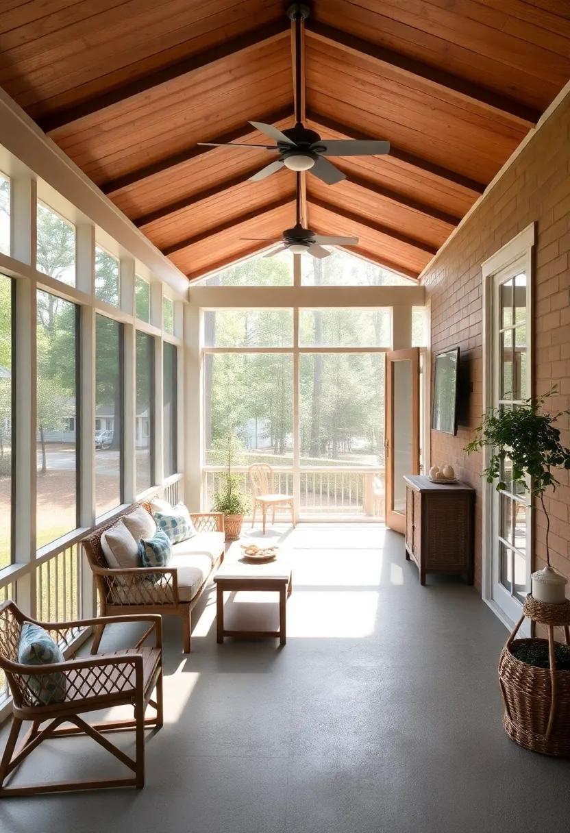 Inviting Natural‍ Light: Design Elements to enhance ⁣Your Screened Porch Experience