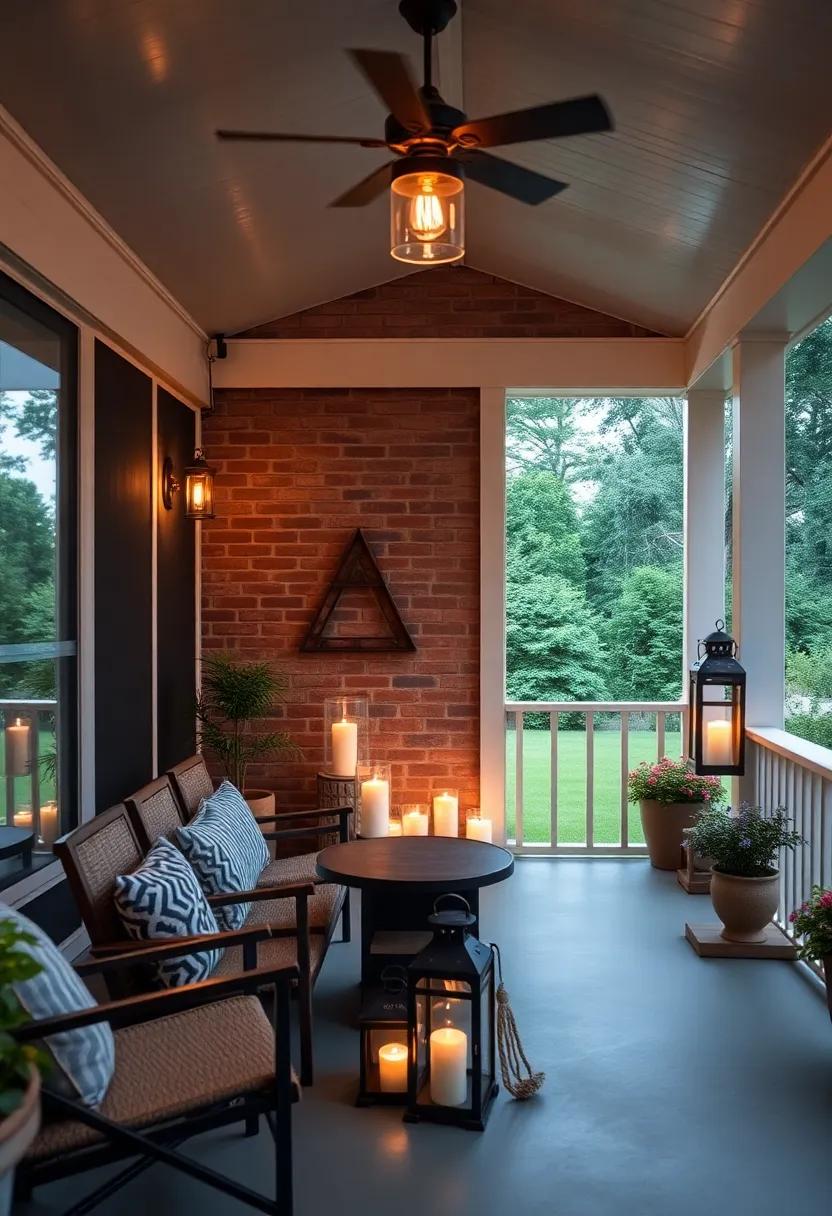 Incorporate Candles and Lanterns for Rustic Charm and Warmth