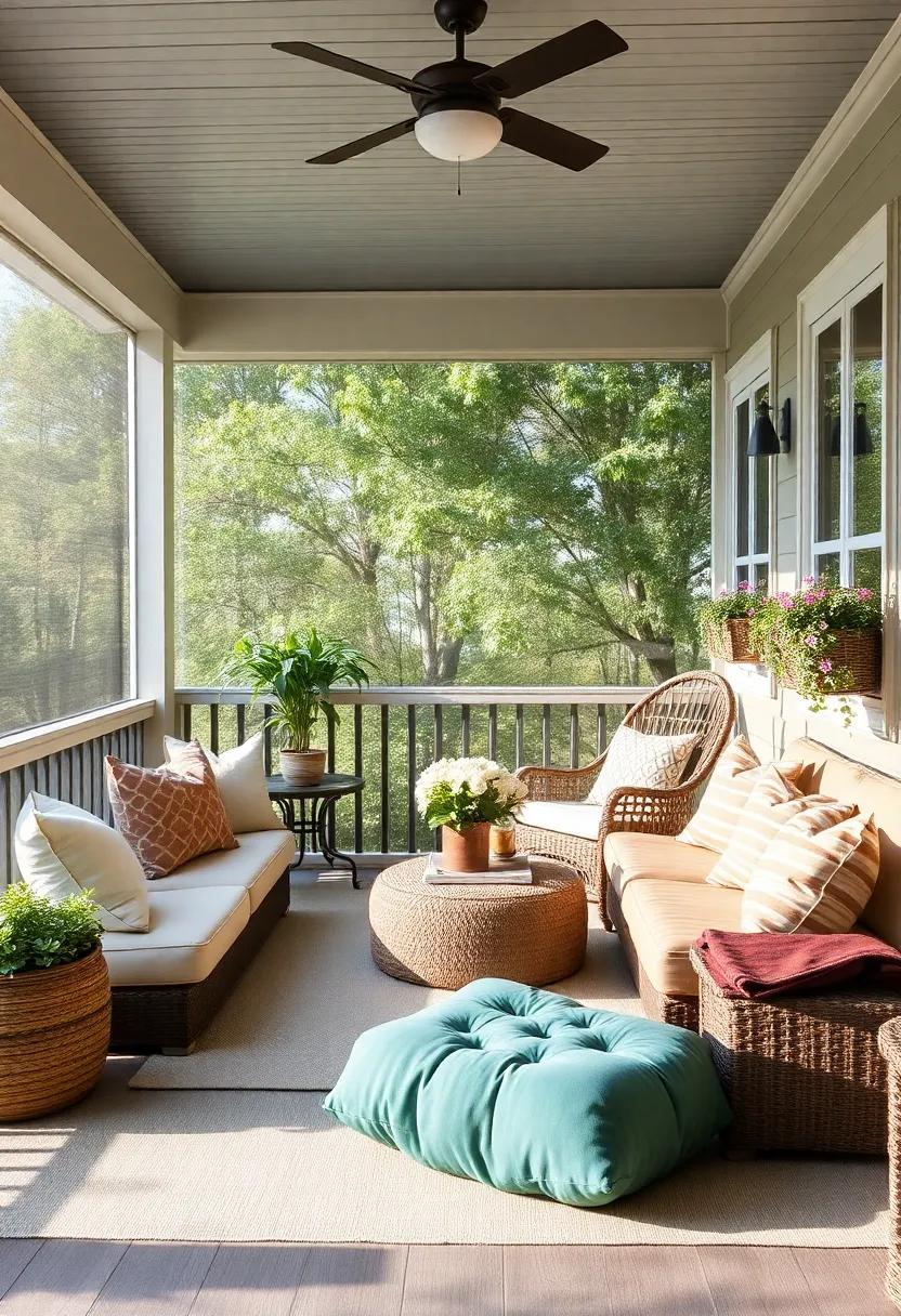 Cozy Screened Porches: Where⁣ Comfort Meets Style in Outdoor Living Spaces