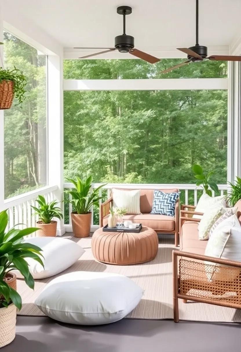 Incorporating Nature: Using Plants to Enhance Your Screened Porch ⁢Lounge