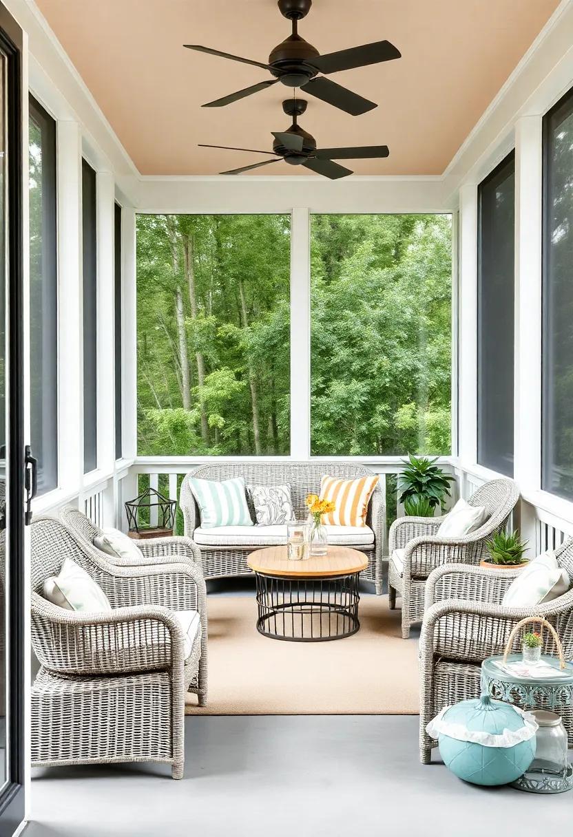 Create a Family-Friendly Porch ⁤with Durable Wicker and Playful Decor Elements