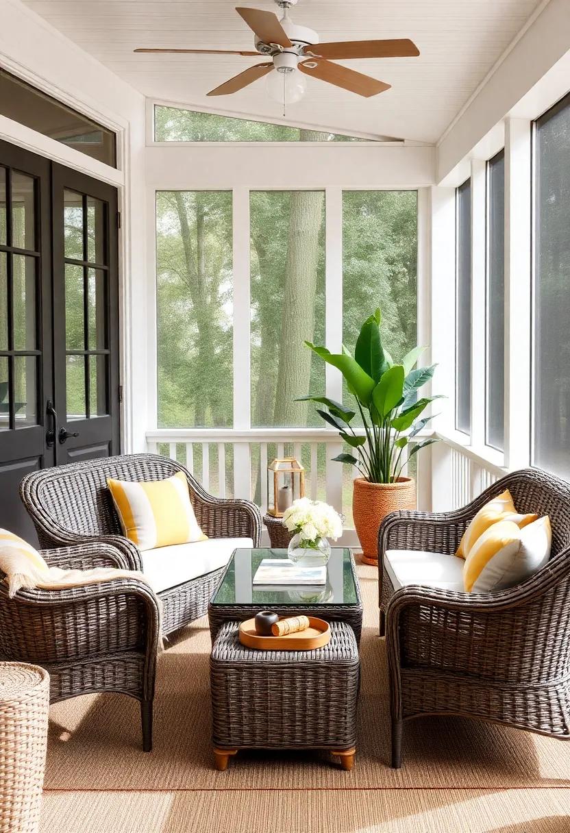 Showcase unique ​Accessories ⁣to ⁢Personalize‌ Your Wicker Furniture Style