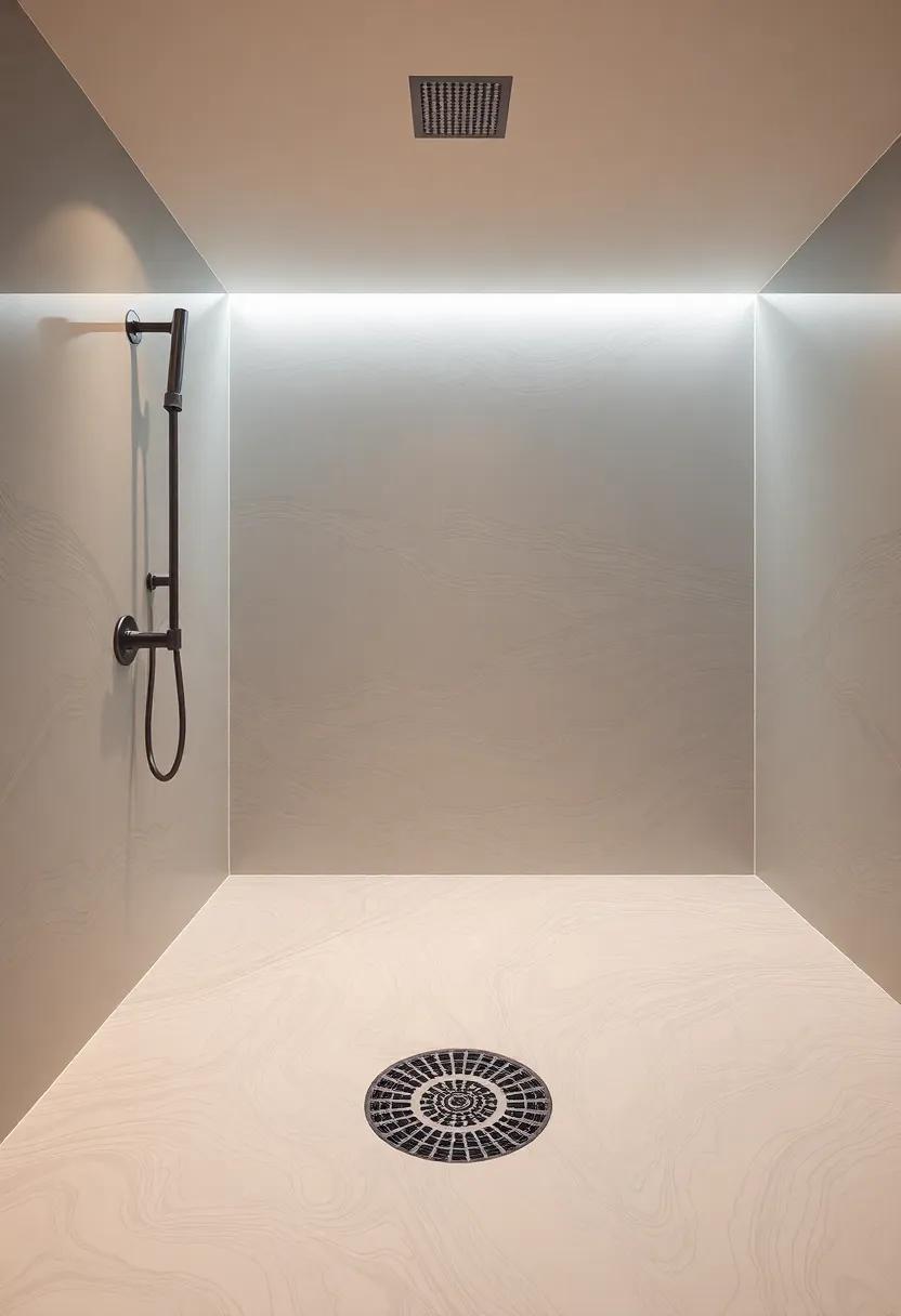 The Art of Seamless Shower Floors ⁤and ⁤Fluid lines