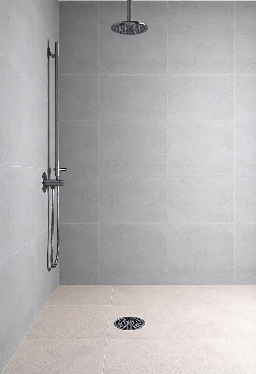 Emphasizing ⁤Texture and Contrast in Shower Wall​ designs