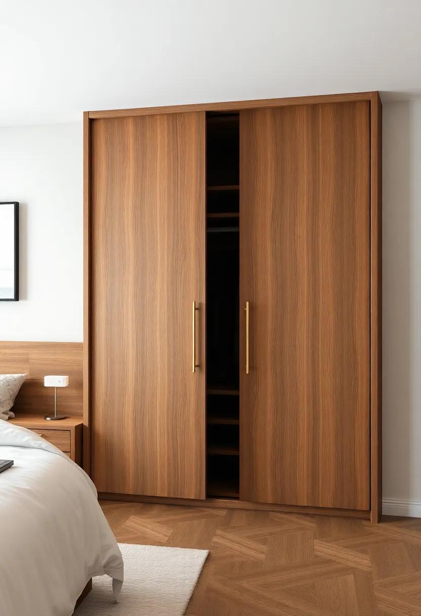 Fusion of Functionality and Style with Modern Wood Sliding Wardrobes