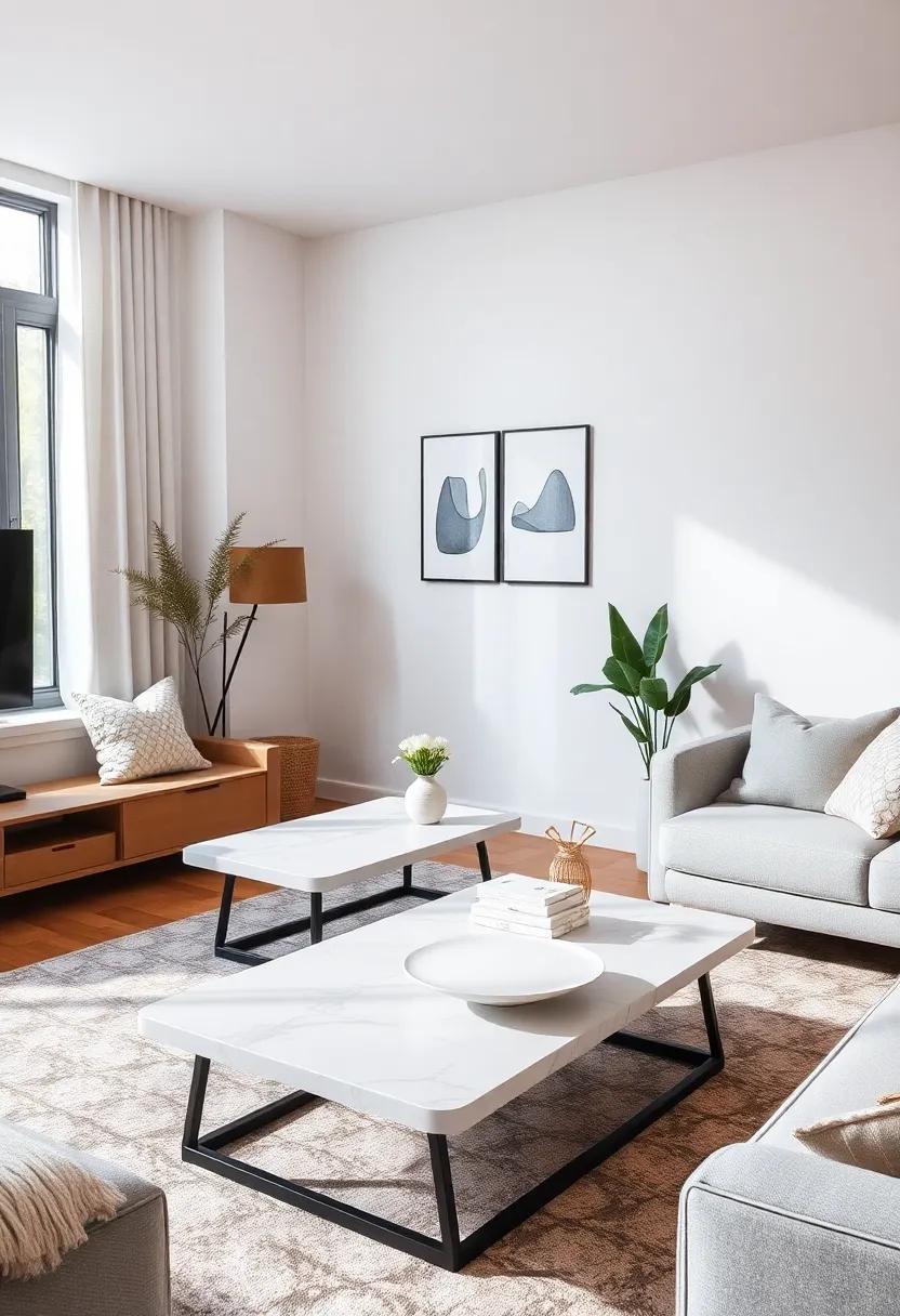 The Art of Layering Textures with Foldable coffee Tables in Compact Spaces
