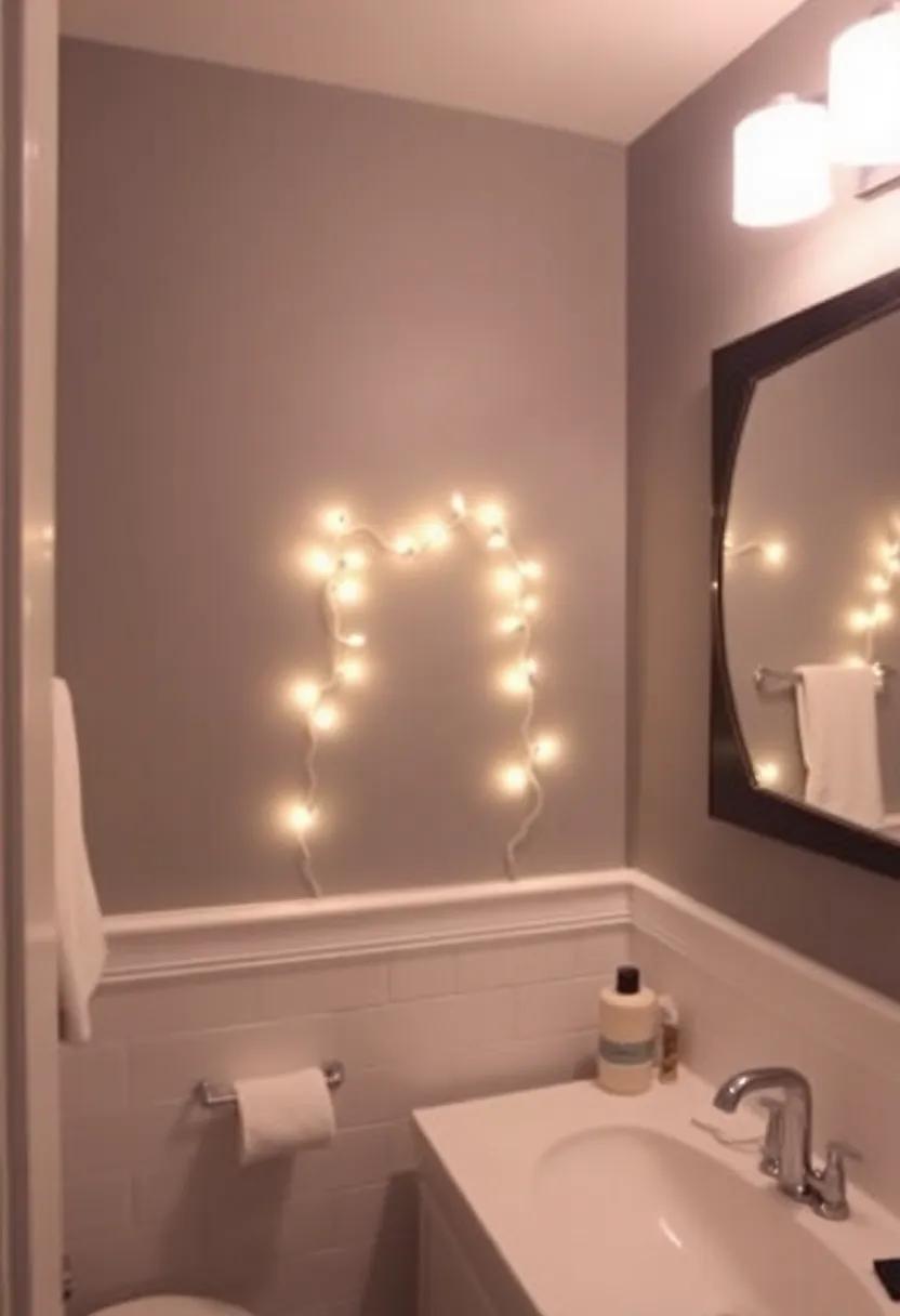 Twinkle Light Accent‍ Wall: Frame a⁢ section of your wall with twinkle lights for a whimsical ‍touch that adds ambiance, perfect⁣ for cozy‌ evenings