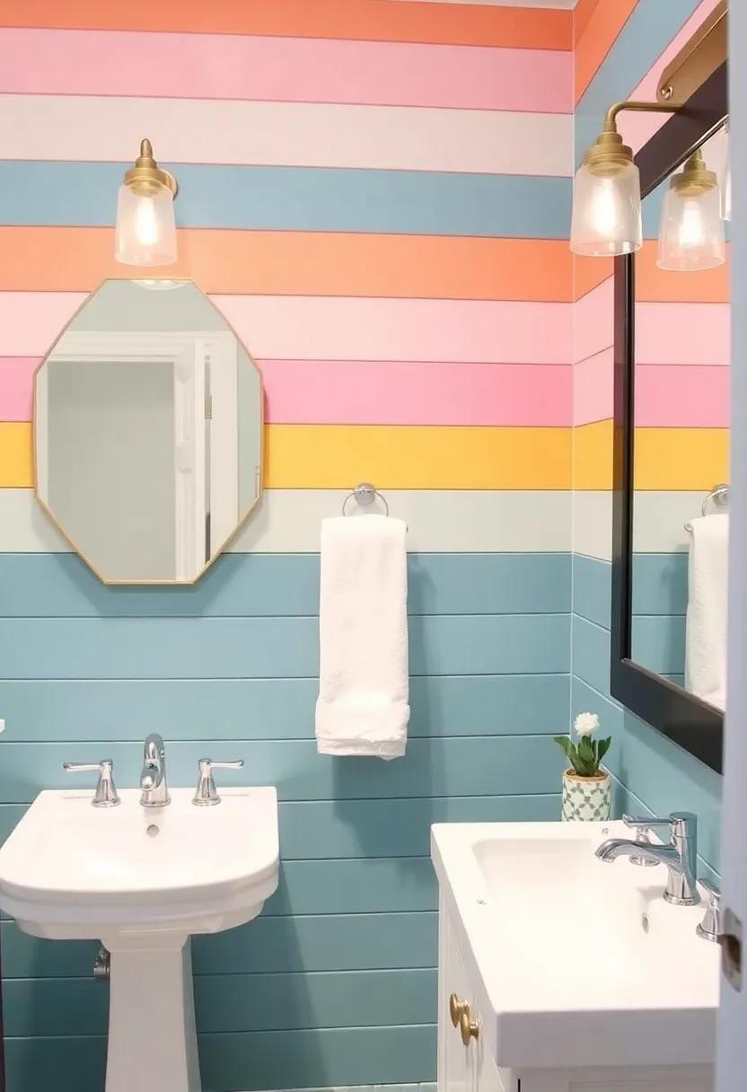 Colorful Shiplap: ⁢Paint shiplap ⁢in bold ⁤or pastel colors to create a playful accent that adds interest to ​your small bathroom while ‌maintaining ​a clean look