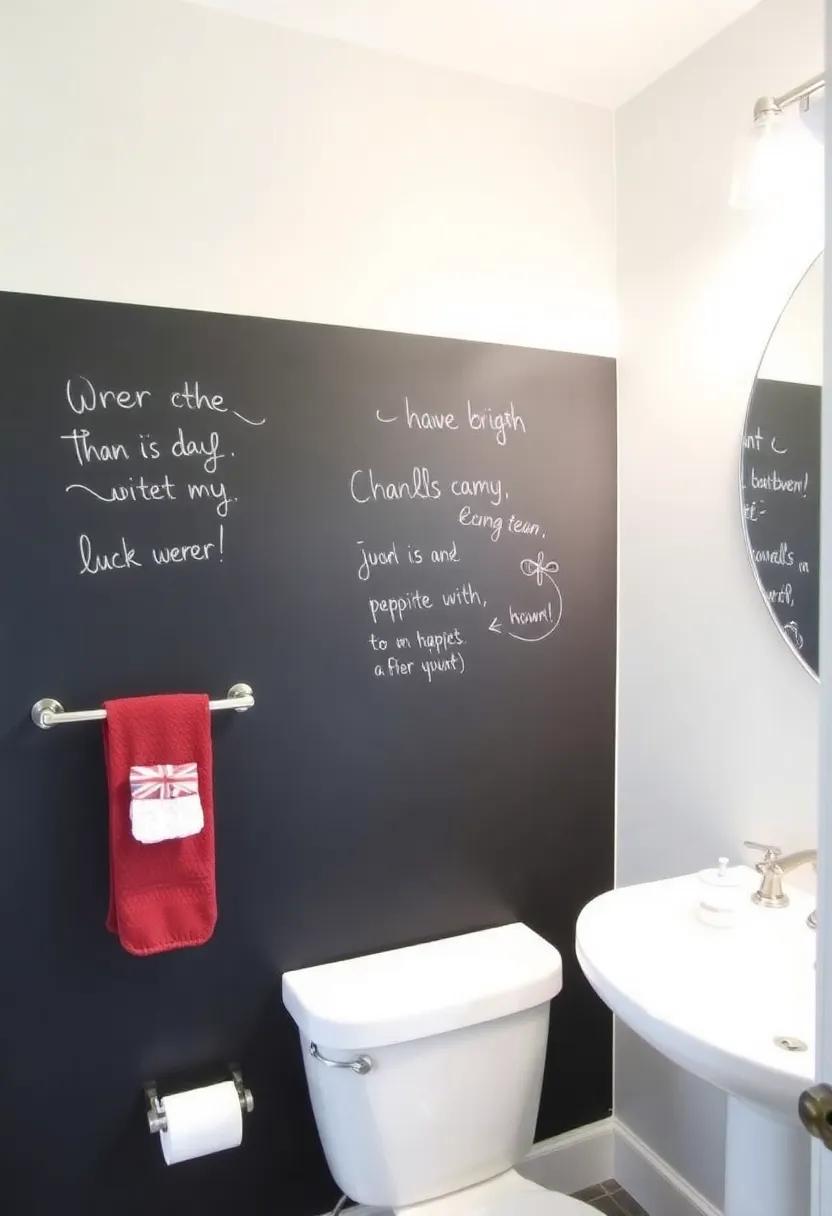 Chalkboard Paint: Designate a section of ‍the wall with chalkboard ‍paint for fun⁤ messages, notes, ‍and ​changing doodles,​ making it a versatile accent