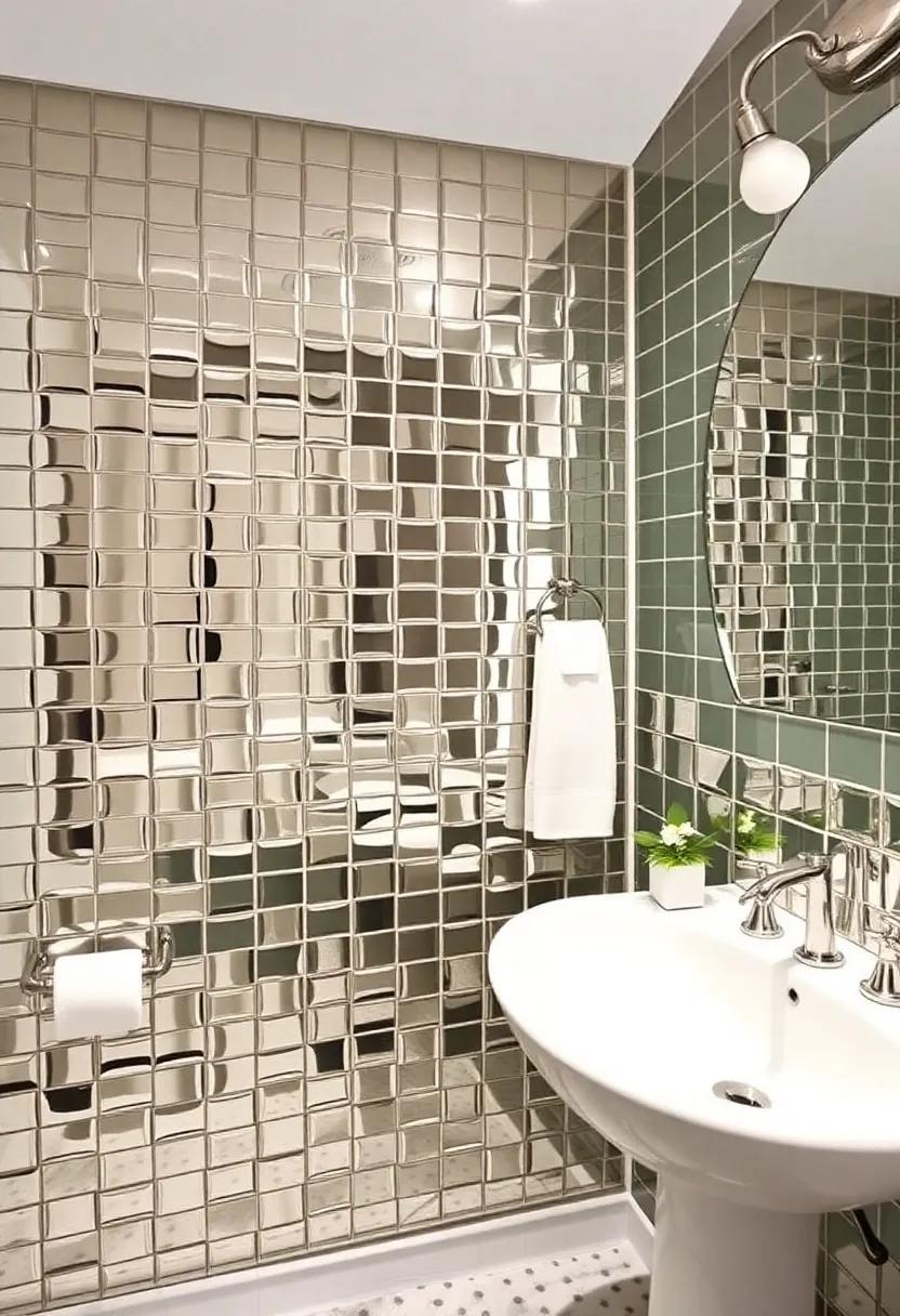 Mirrored Tiles: ⁣Use mirrored ⁢tiles strategically to reflect light ​and create the illusion of a larger space, perfect ‍for ‍maximizing the brightness in a cozy bathroom