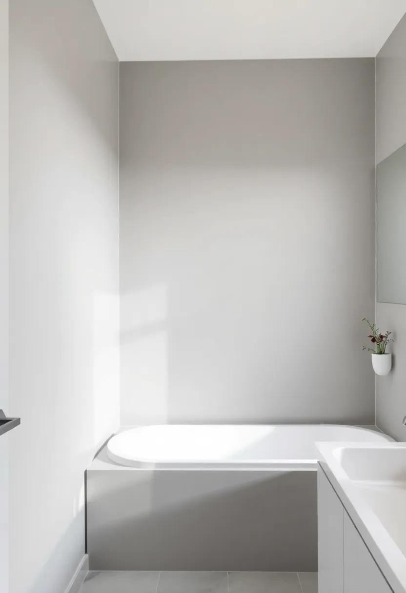 Contrasting with ⁣White: Brightening Up Gray ‌Bathrooms