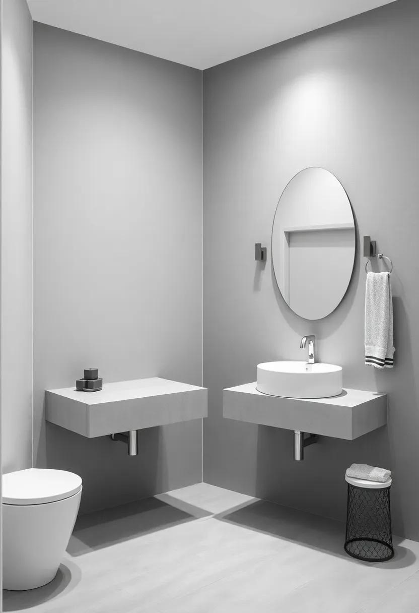 using Mirrors‌ in​ gray Spaces to Expand Visual Dimensions