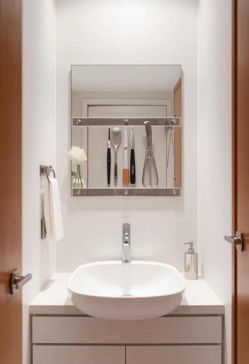 Magnetic Strips: Use magnetic strips to hold⁢ metal grooming tools‍ and keep your counter clutter-free