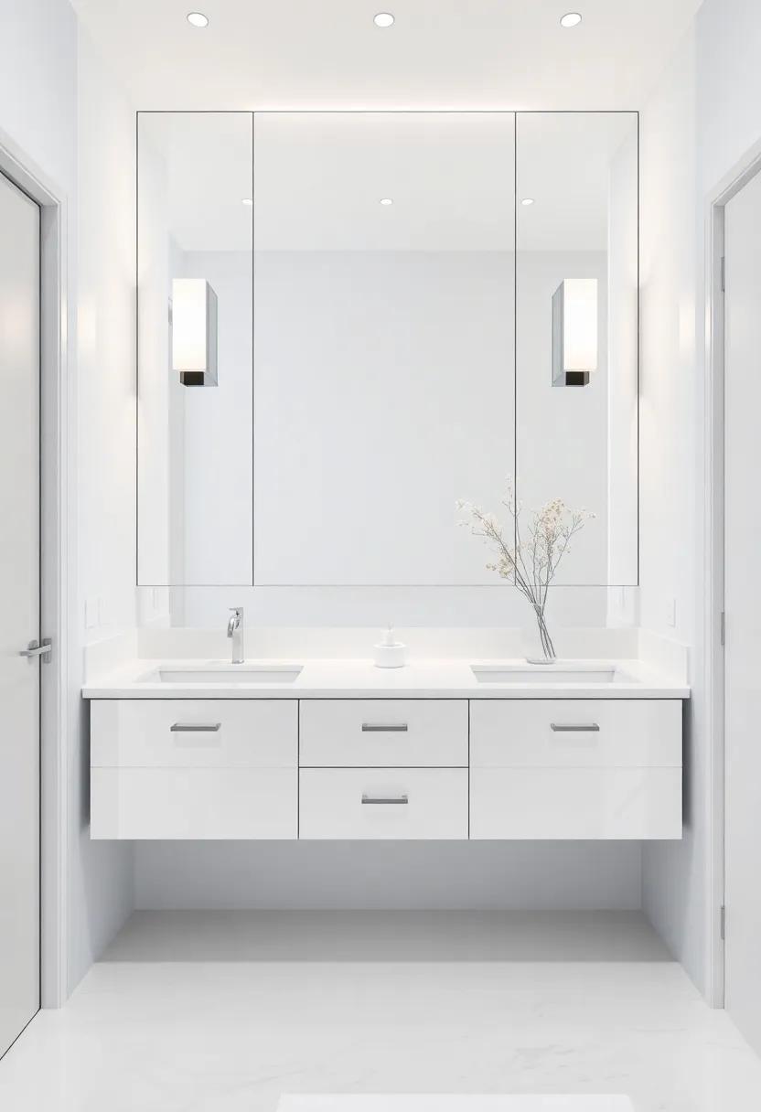 Elegant Mirrored ‍Vanities That Create⁣ an Illusion‌ of Space