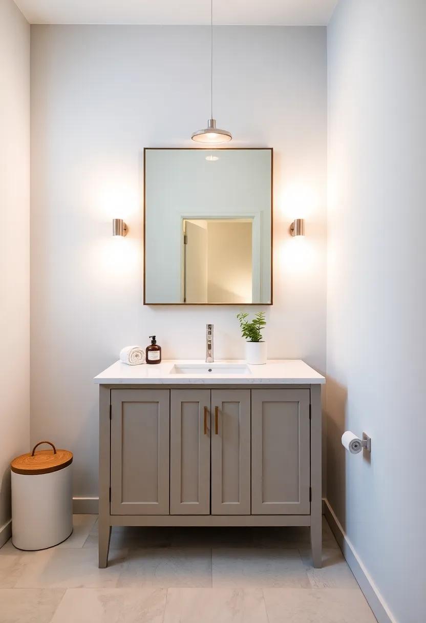 Lighting Options ‍That Highlight Your Small Bathroom Vanity's Beauty