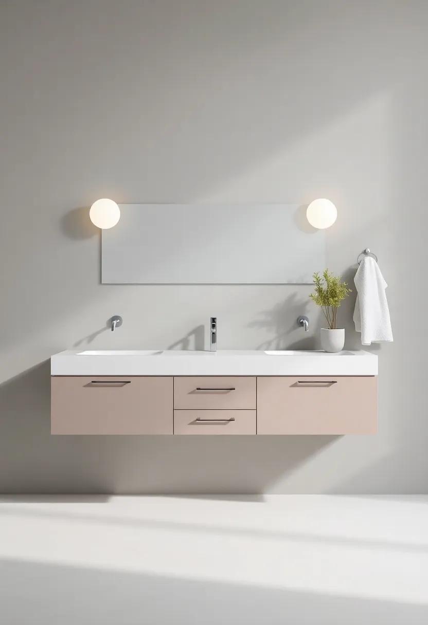 Maximize ‍Functionality with Space-Saving Floating Vanities