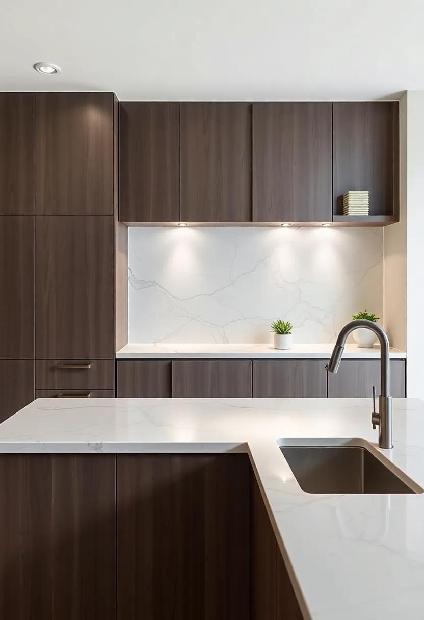 countertop⁢ Choices: Selecting Materials That Enhance Space Perception