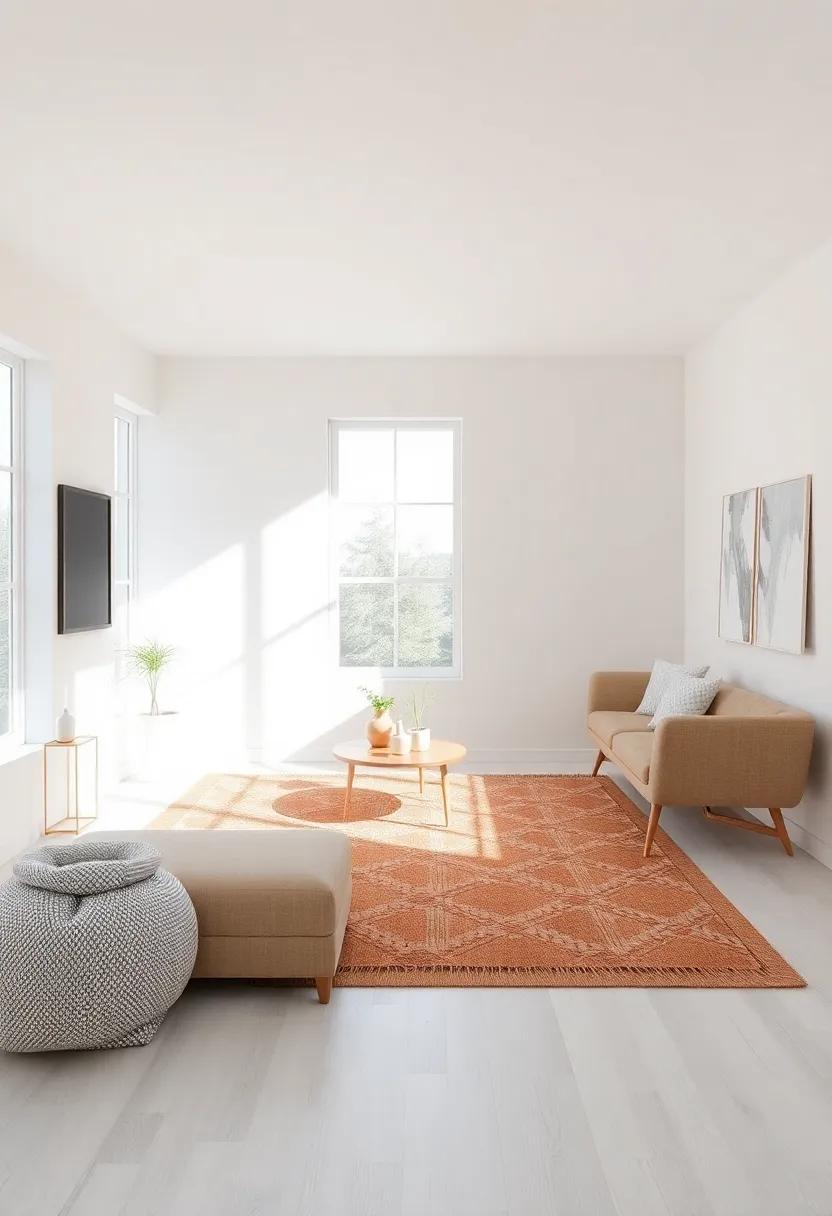 Implementing Area Rugs to ⁣Define Spaces and⁤ Add Warmth