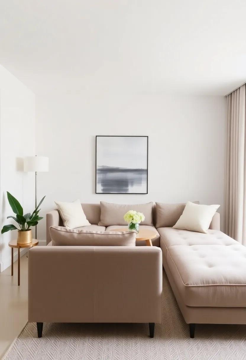 Minimalist Furniture: Choose⁤ sleek, minimalist furniture that doesn’t overwhelm the space, allowing for better flow ​and a‌ cleaner look