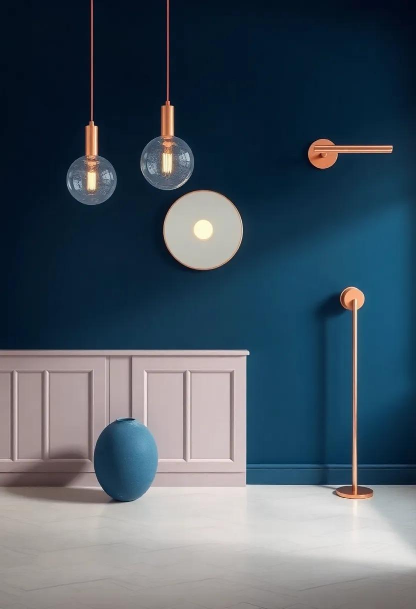 Lighting​ Magic: How to Illuminate with Soft Rose Gold Fixtures