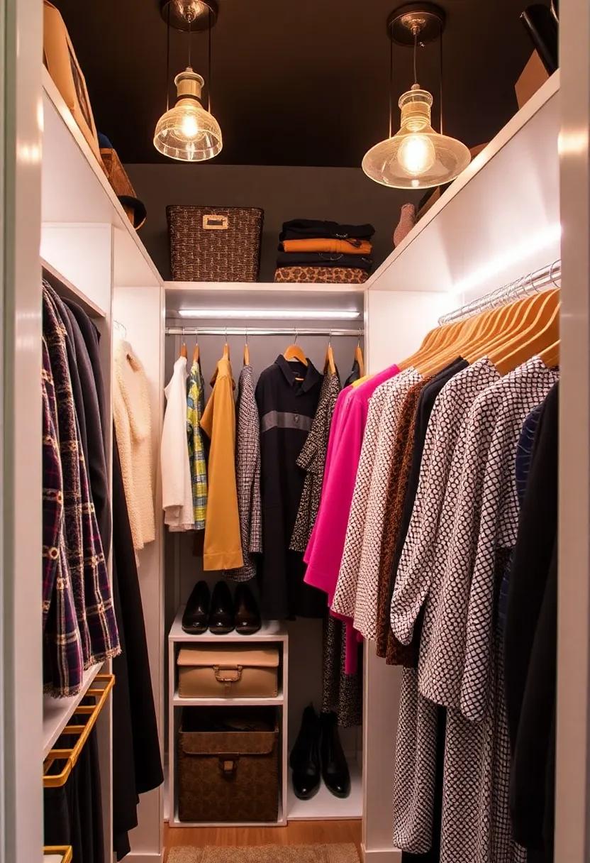 Statement Lighting Fixtures: Add a ⁤touch of⁢ drama ‍with eye-catching lighting inside your wardrobe, illuminating ⁣your‍ clothing and​ accessories while creating ‌an inviting ⁣ambiance