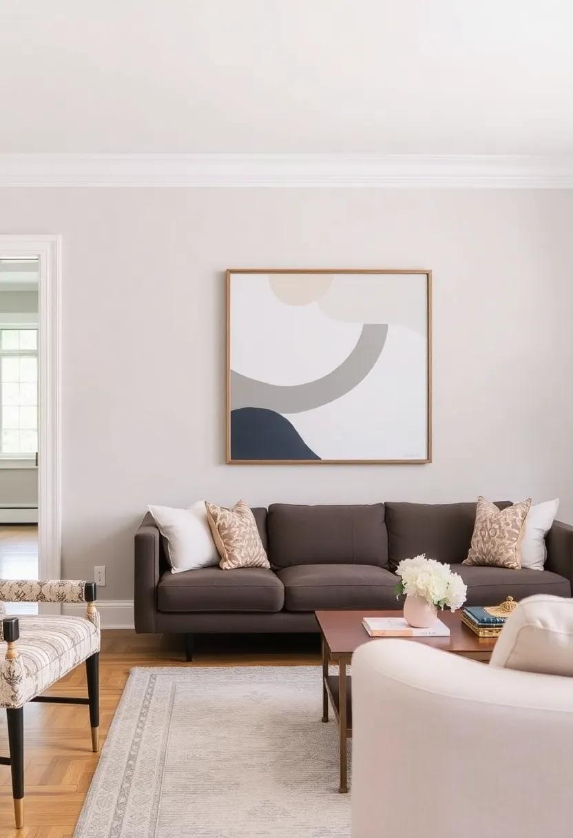 Statement⁤ Pieces: Bold Artwork to Contrast and Complement Neutral Tones
