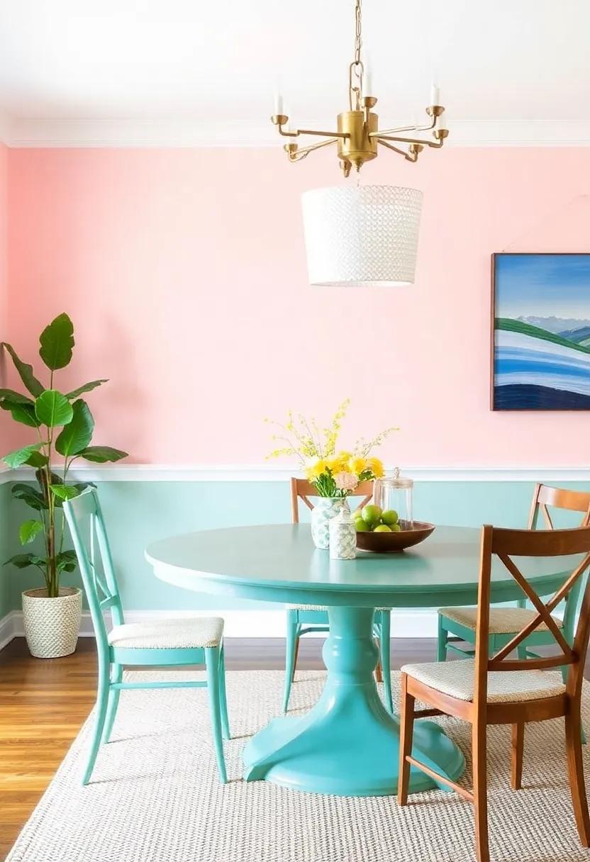 3) Paint⁣ an accent wall in a cheerful pastel⁣ hue to create a ‌refreshing backdrop​ that evokes a summer feel