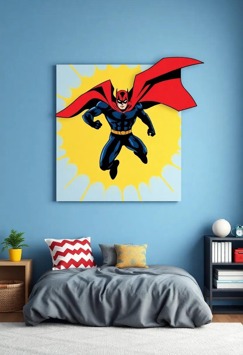 Creating‍ a ‌Statement Wall‍ Showcasing Iconic Superhero Artwork