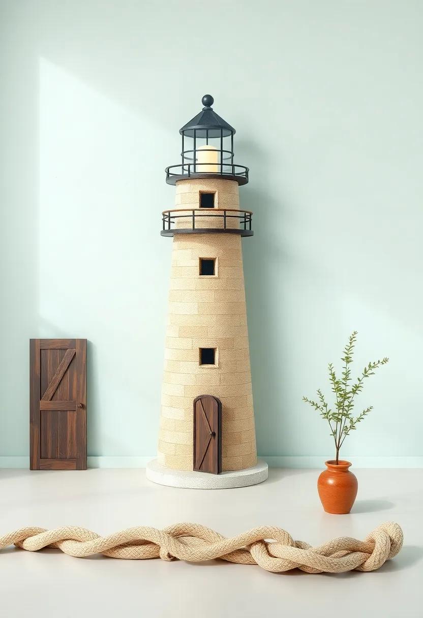 The Allure of Textures: Incorporating Natural Materials in⁤ Lighthouse Decor