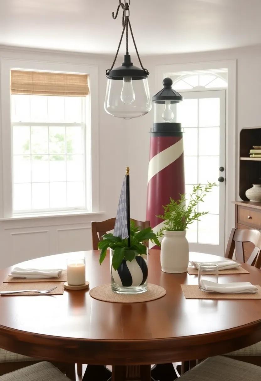 Crafting a Welcoming Dining Area with Nautical-Inspired Centerpieces