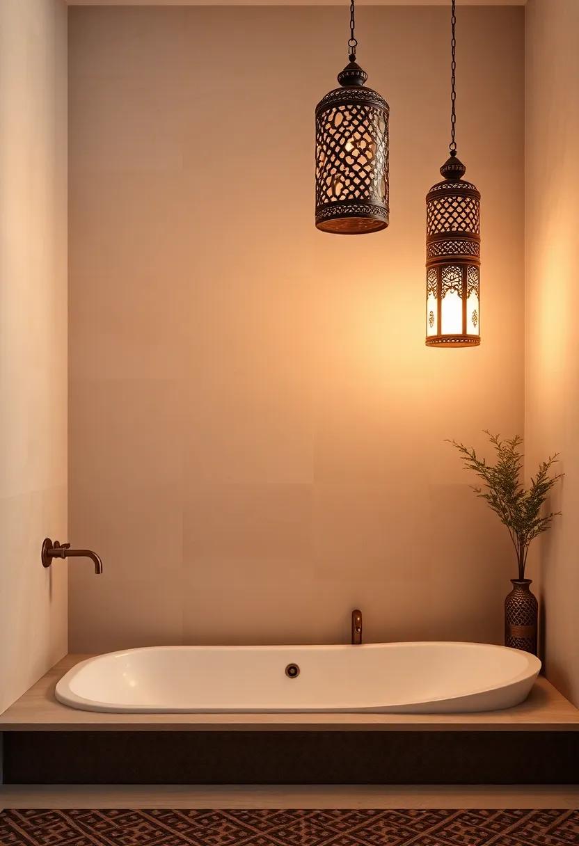 Deco Lanterns: Ornate‌ lanterns with ‌detailed cutouts provide soft, ambient lighting, casting beautiful patterns and creating a ​mystical evening ambiance
