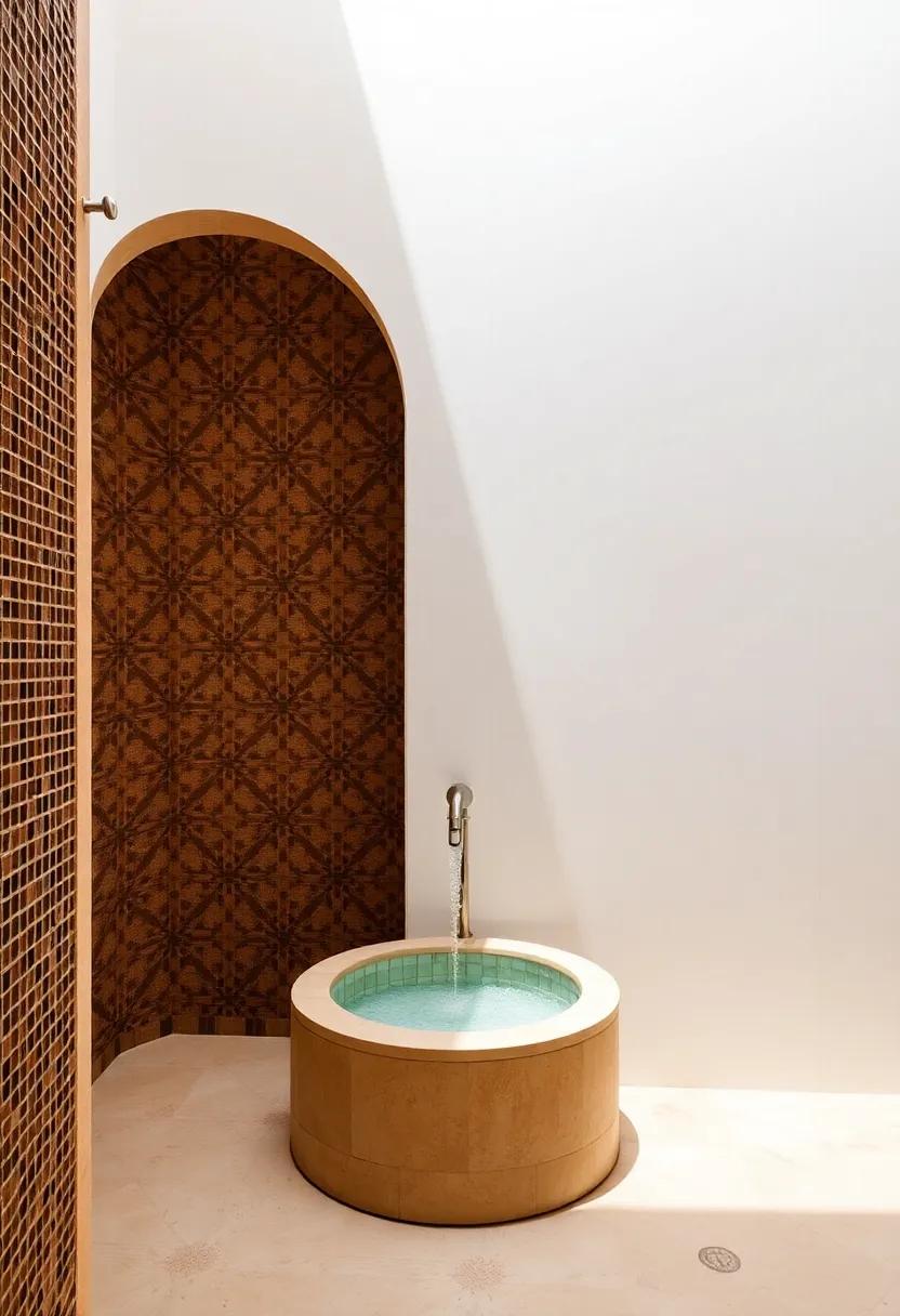 Hydration Stations: A central ⁢feature, a small fountain or basin⁤ allows for rituals of ​cleansing and hydration, an essential part of the hammam tradition