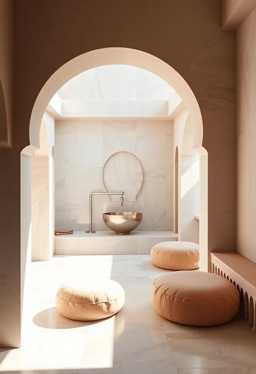 Seating‌ Areas: Built-in ‍benches or plush poufs provide comfortable seating, inviting relaxation and conversation amid the soothing atmosphere