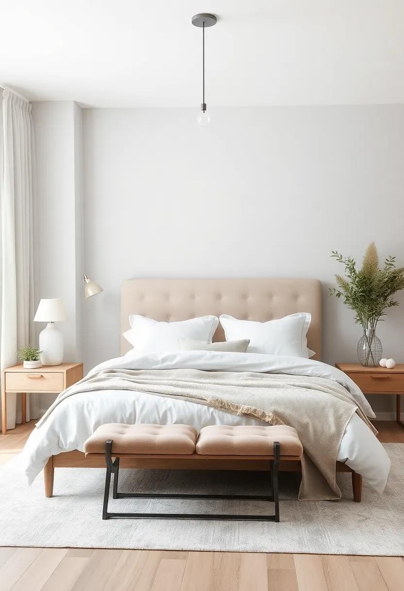 Embrace⁤ a neutral Palette: Start with a ‍foundation ⁣of ⁢soft grays, whites, and beiges to create a calm and inviting atmosphere‍ that‌ can seamlessly transition⁣ with textile changes
