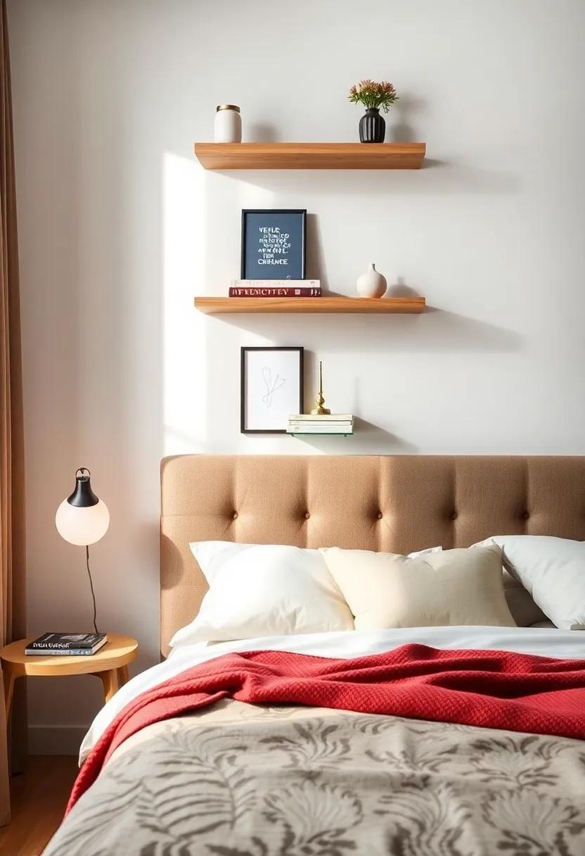 Floating Shelves: Utilize wall space creatively with floating shelves​ to display books,decorative items,or unique trinkets while ⁢keeping the area open and airy