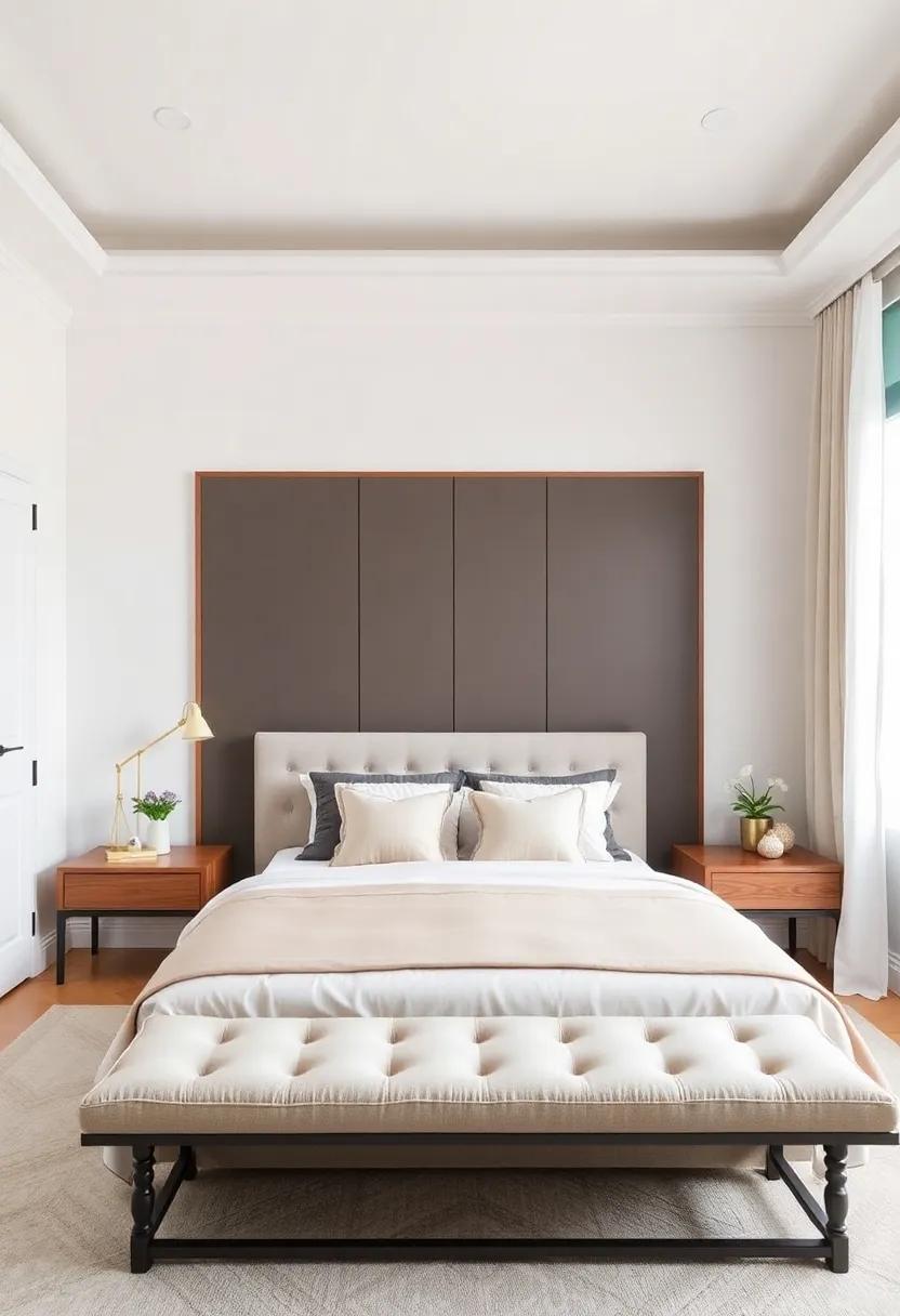 Versatile Furniture: Choose ‍multi-purpose pieces, like⁣ a ​bed with ⁤built-in storage or a bench that doubles as ‌seating, to ⁤maximize space and‌ style