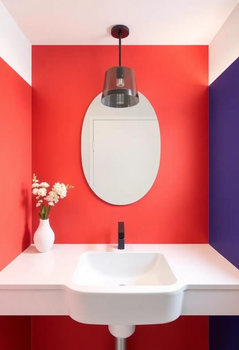 Incorporating Bold ⁣Colors for⁢ a Striking Effect ⁤in Your powder Room