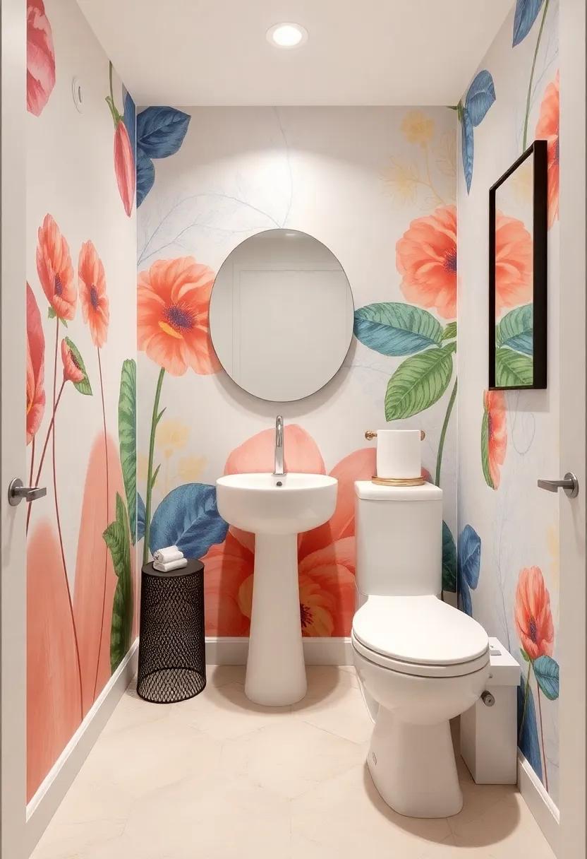 vibrant Murals: artistic ‍Expressions ​That Redefine⁣ Your Powder Room Space
