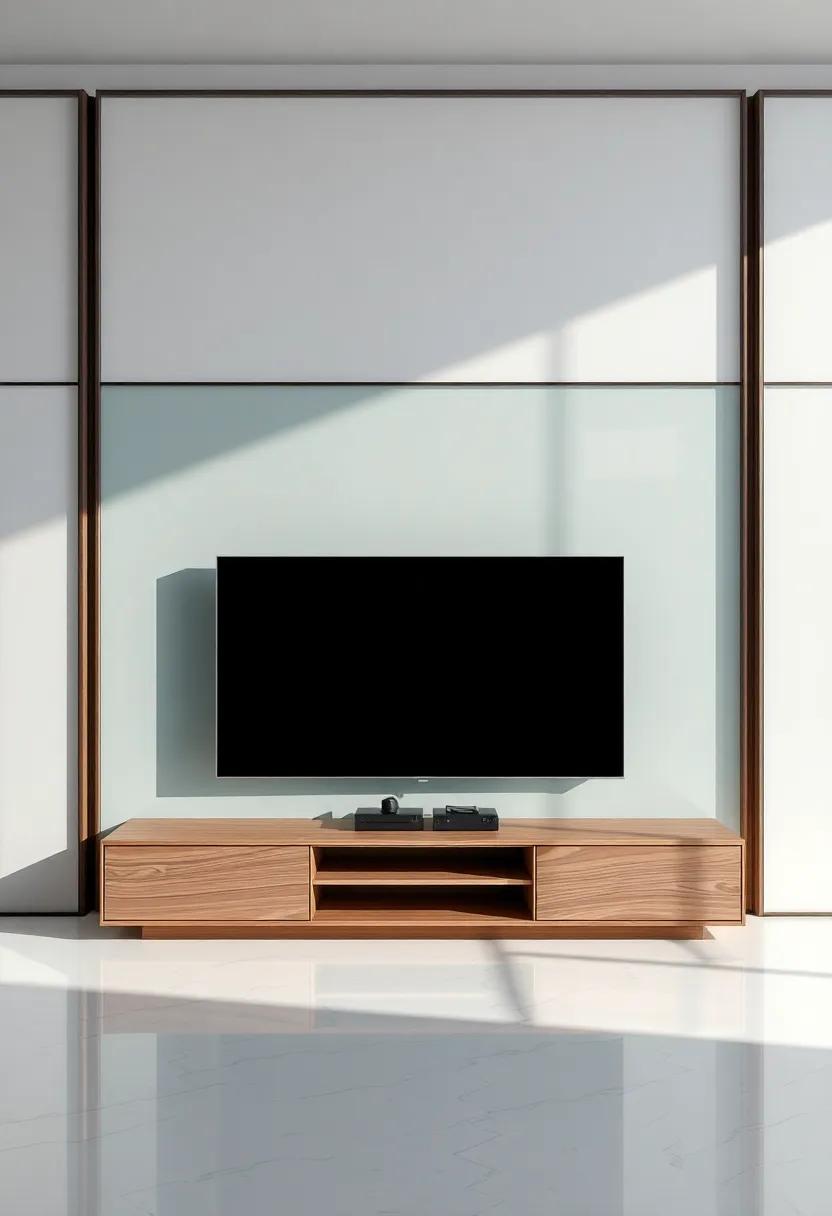 Elevate Your Aesthetic: The Allure of Glass Panels in Modern TV ⁣Unit ⁣Designs